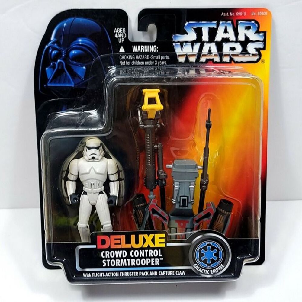 Kenner Star Wars Power Of The Force Deluxe Crowd Control Stormtrooper Brand New!